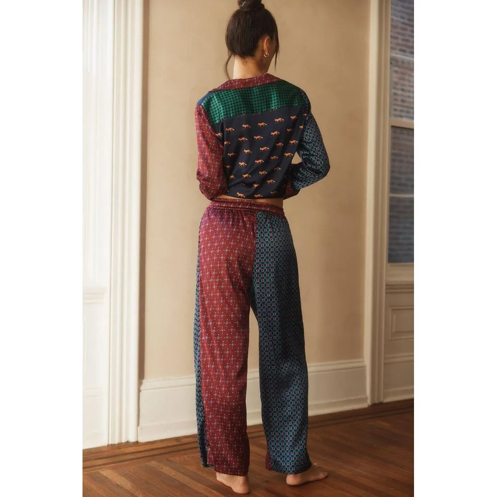 Anthropologie Silky Printed Pants - Size Small