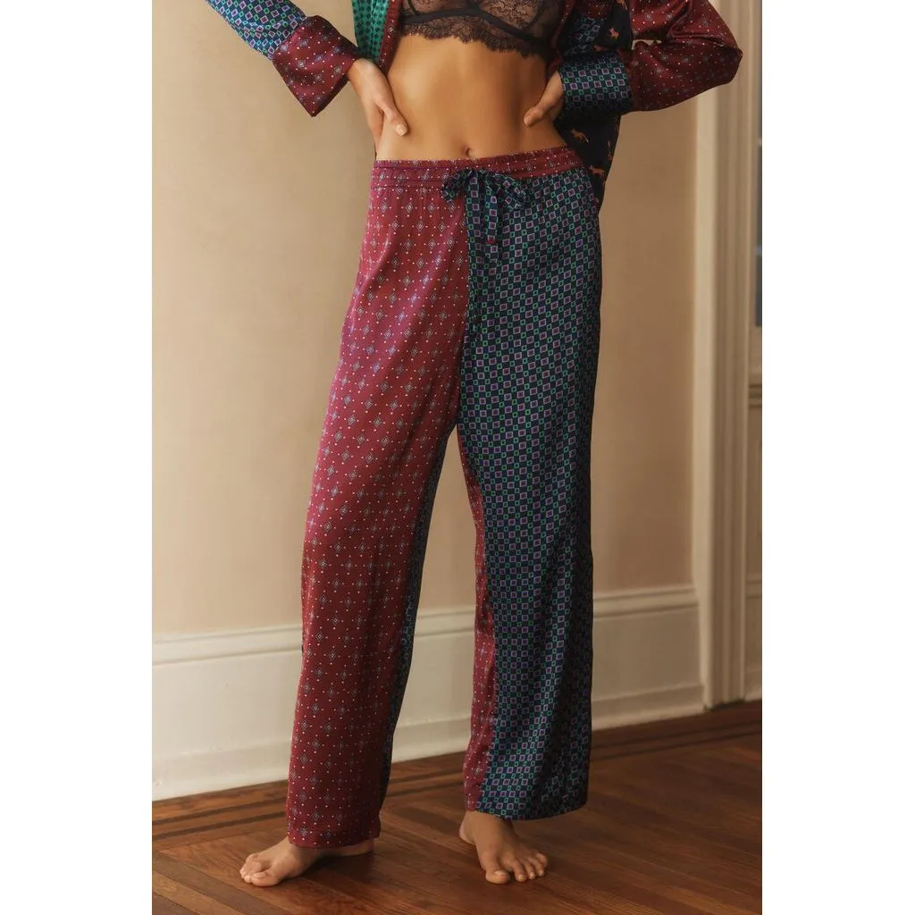 Anthropologie Silky Printed Pants - Size Small