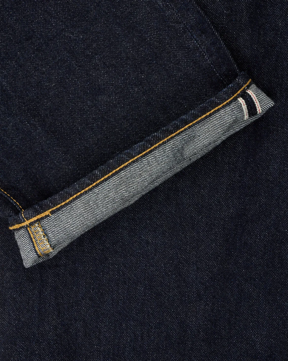 Big John M102SL Vintage 60's Classic Straight Selvedge Mens Jeans - Indigo Long Wash