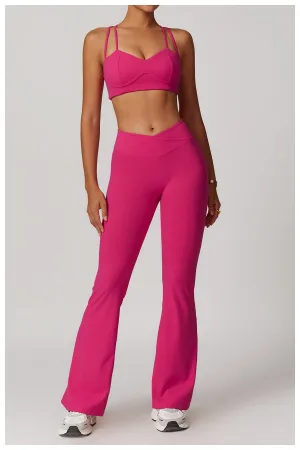 Brushed Crossback Sports Bra
