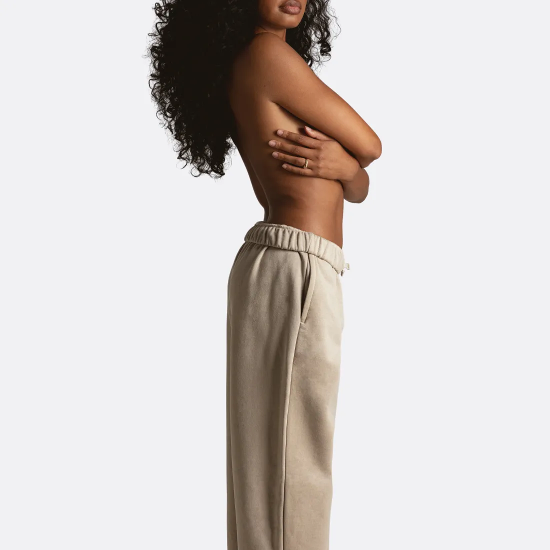 Comfort Zone Tracksuit Pants - Taupe