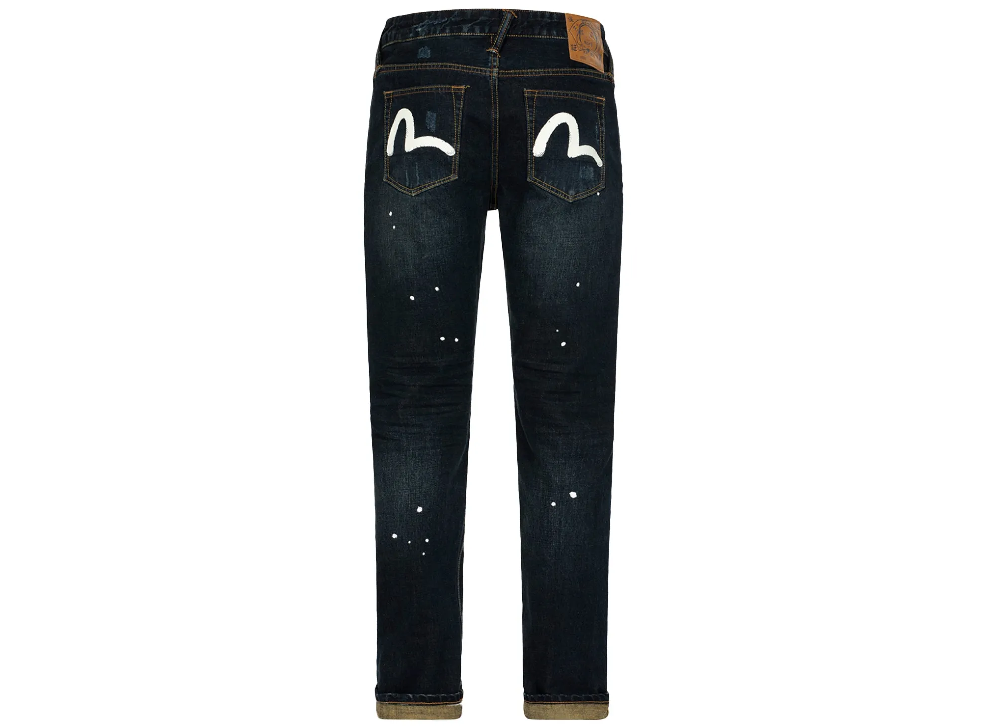 Evisu Seagull Print Slim Fit Denim Jeans