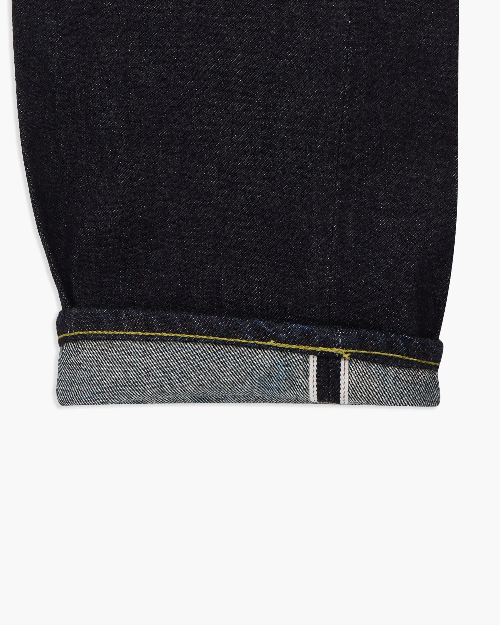 FOB Factory F151-23 14.75oz Supima Selvedge XX 5P Slim Straight Mens Jeans - Onewash