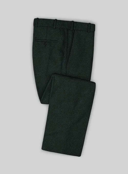 Italian Sacramento Green Tweed Suit