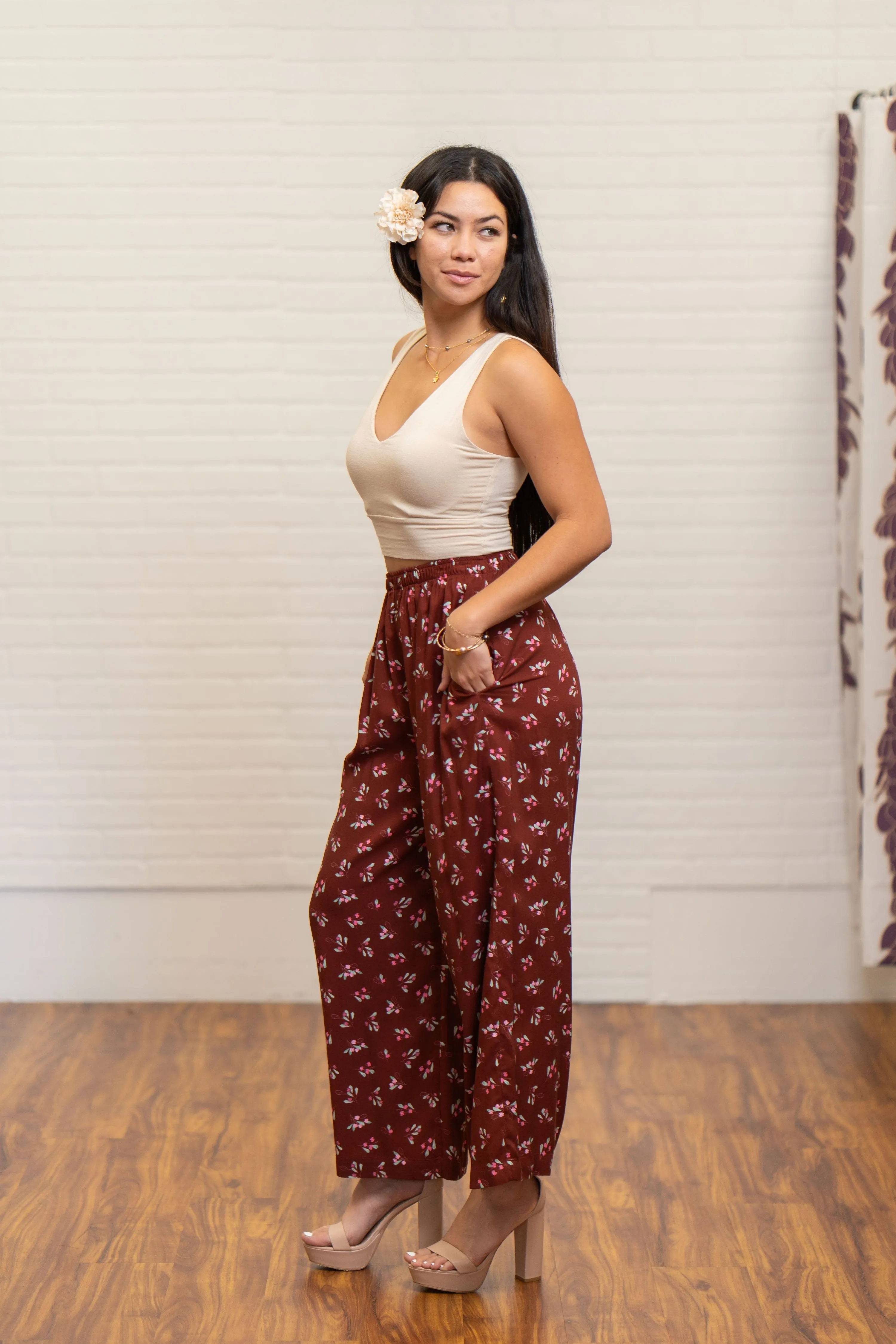 Long Pants - ʻAʻaliʻi Maroon ALL SALES FINAL