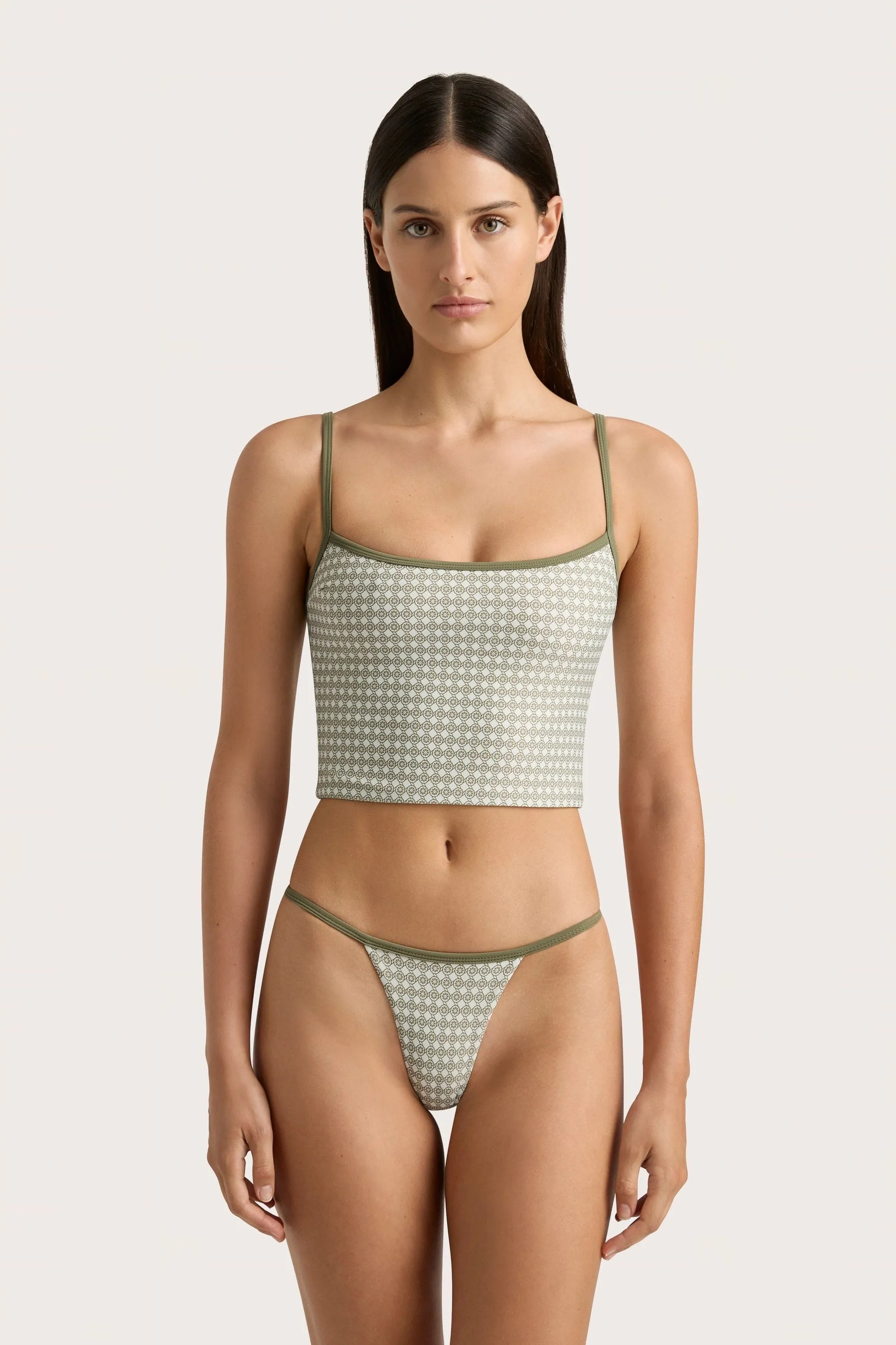 Manon Top Oliander Khaki - Final Sale