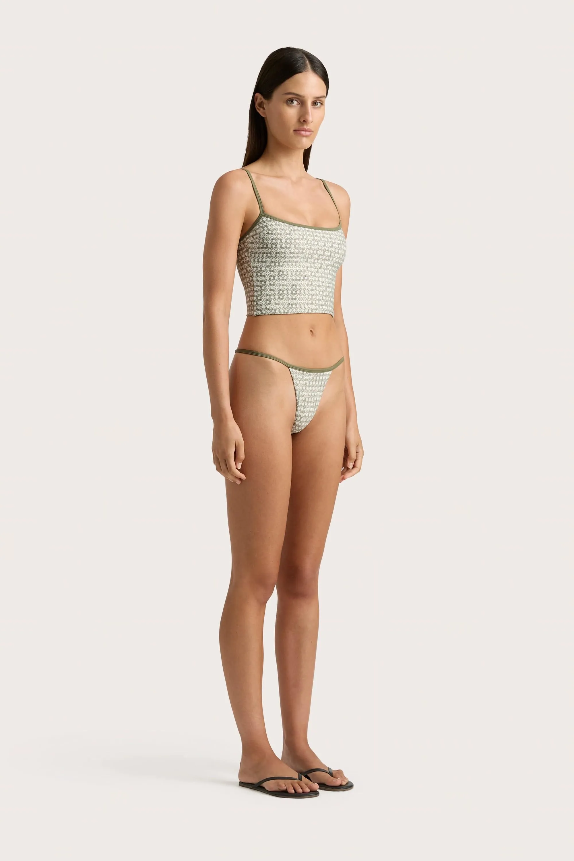 Manon Top Oliander Khaki - Final Sale