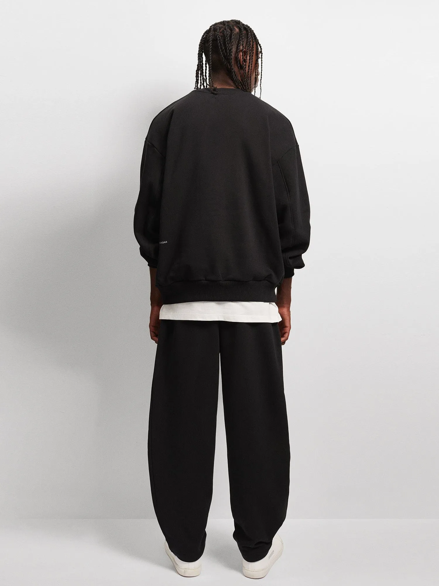 Mens DNA Barrel-Leg Track Pantsblack
