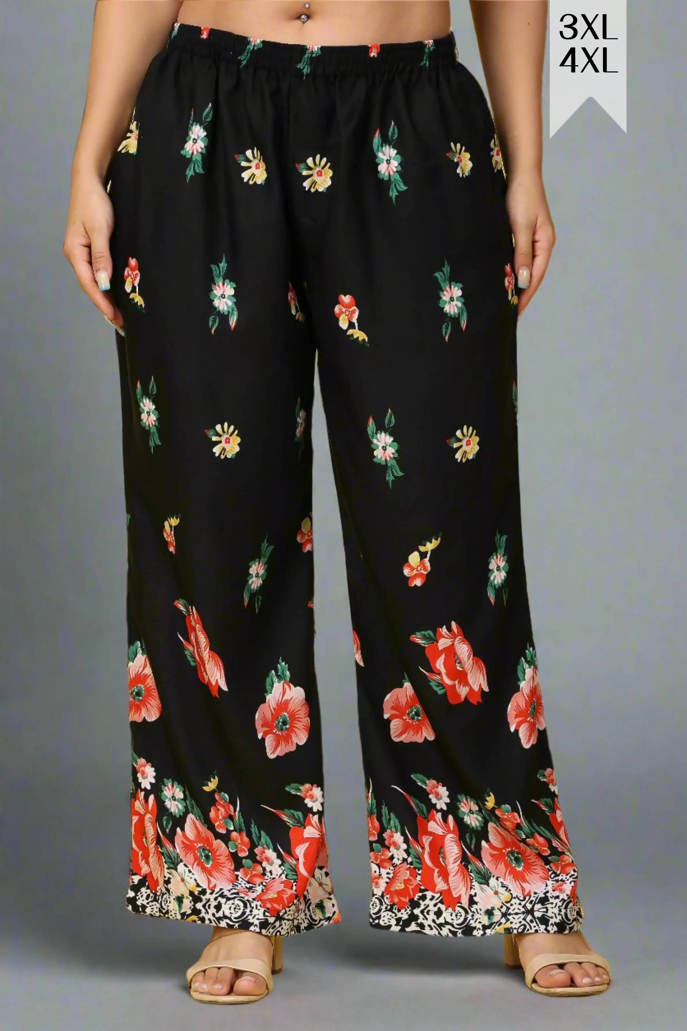 Midnight Garden Relaxed Palazzo