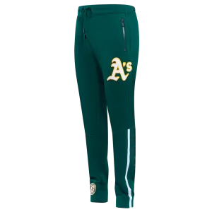 MLB OAKLAND ATHLETICS CLASSIC MEN'S DK TRACK PANT (FOREST GREEN)