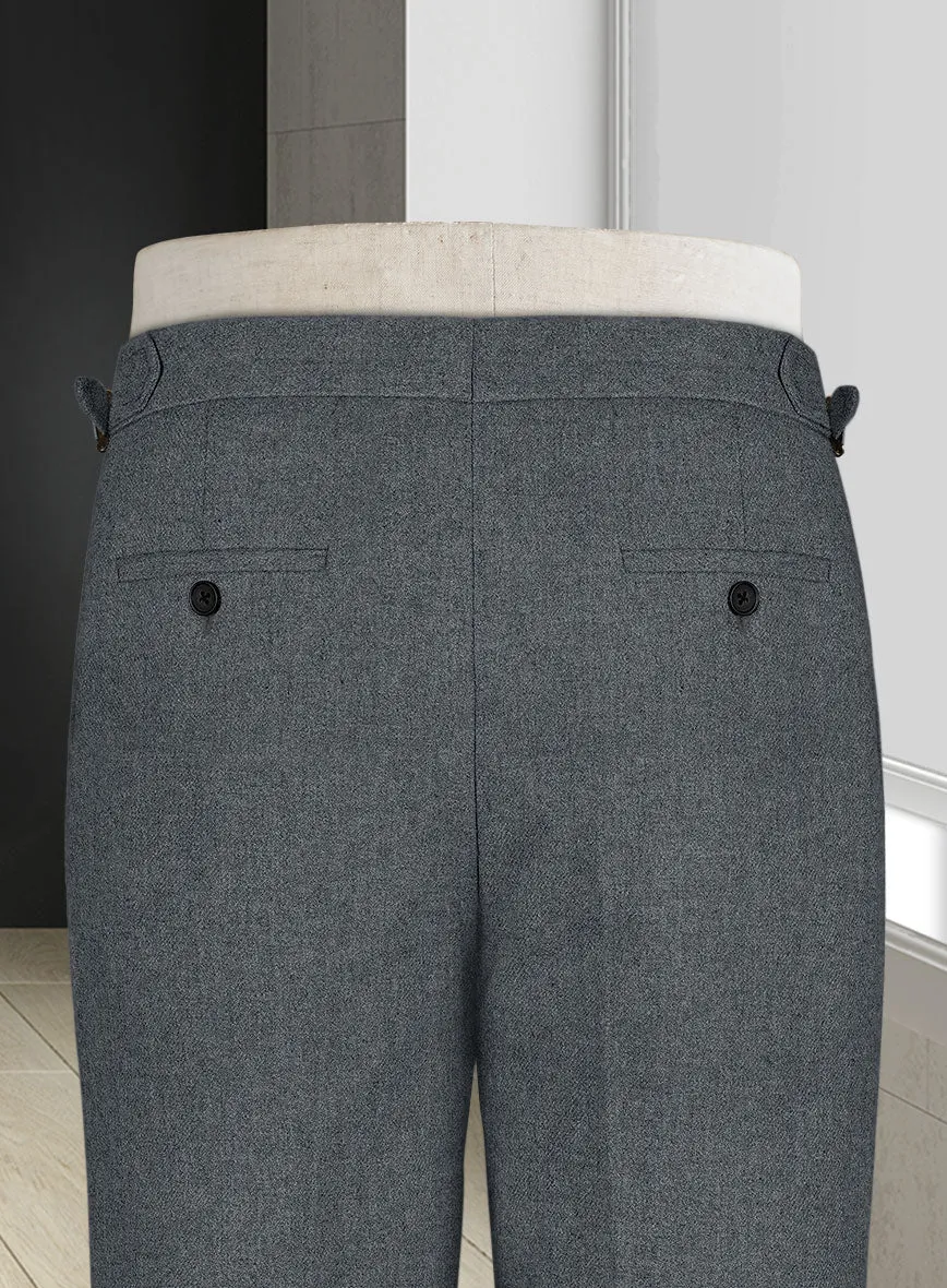 Naples Gray Highland Tweed Trousers