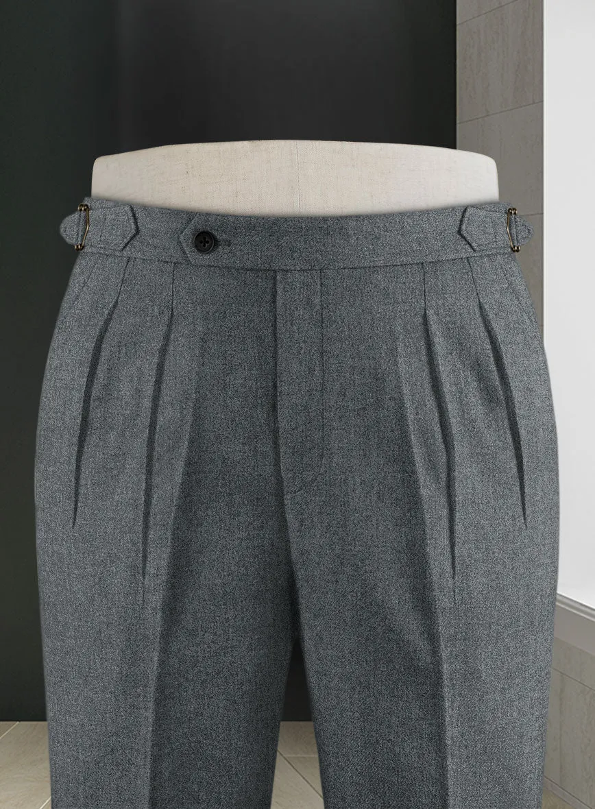 Naples Gray Highland Tweed Trousers