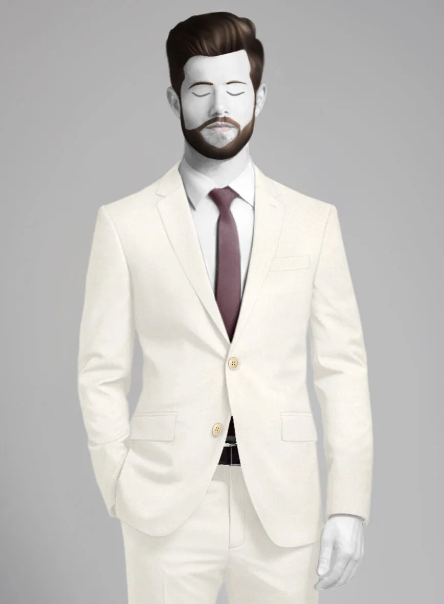Napolean Ivory Wool Suit
