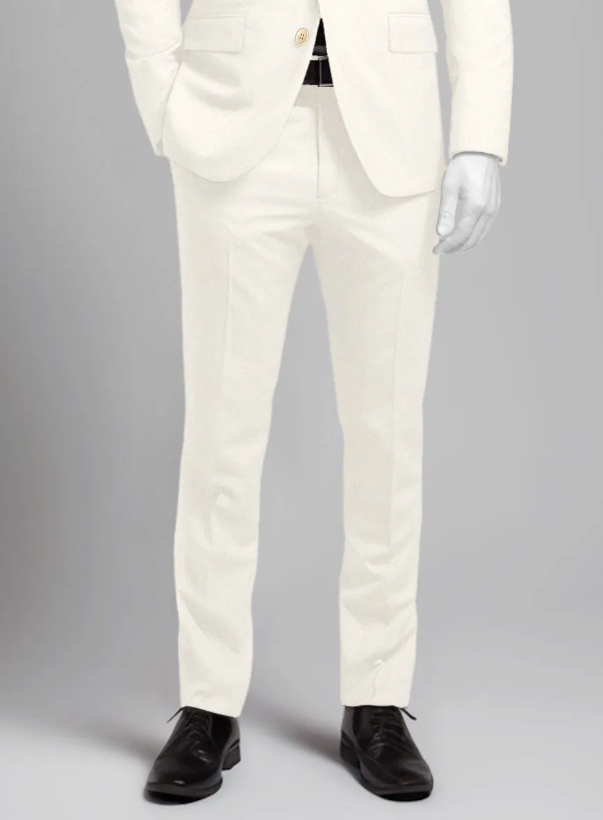 Napolean Ivory Wool Suit