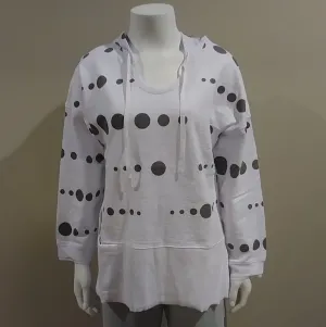Novelty Dot Bracelet Sleeve Pullover by Wild Palms