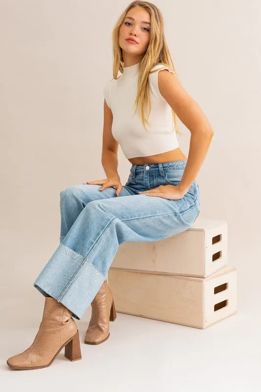 Park Avenue Wide Leg Denim