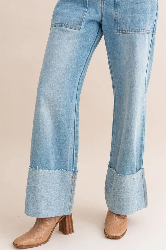 Park Avenue Wide Leg Denim
