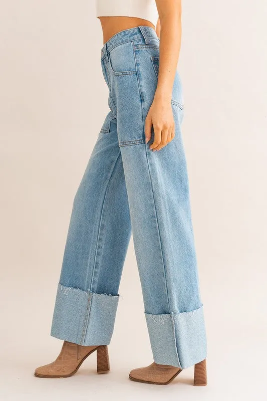 Park Avenue Wide Leg Denim