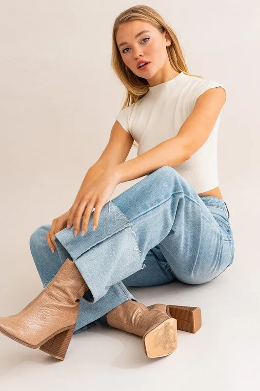 Park Avenue Wide Leg Denim
