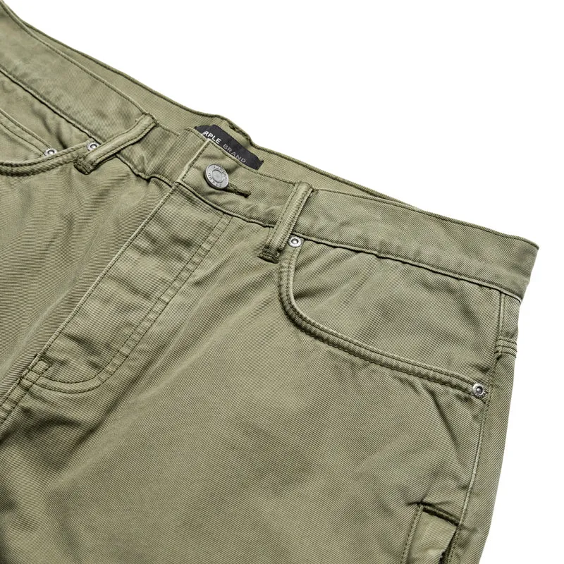 Purple Brand Woven 7 Pocket Pants - Green