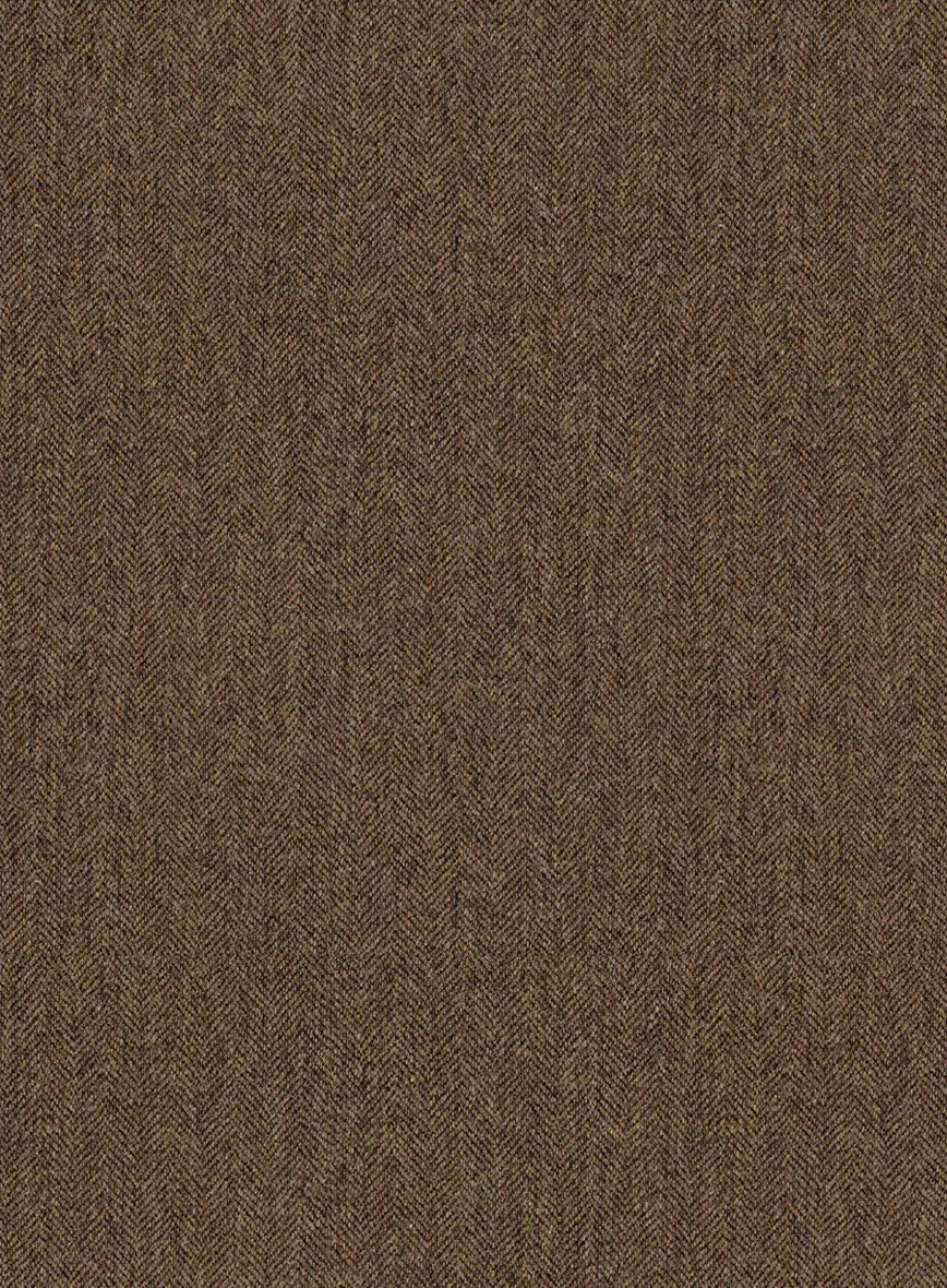 Rust Herringbone Tweed Highland Trousers