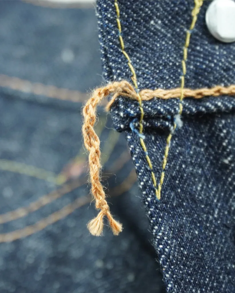 Samurai Jeans S510HX '47 Regular Straight Otokogi 15oz Selvedge Jeans - Indigo Onewash