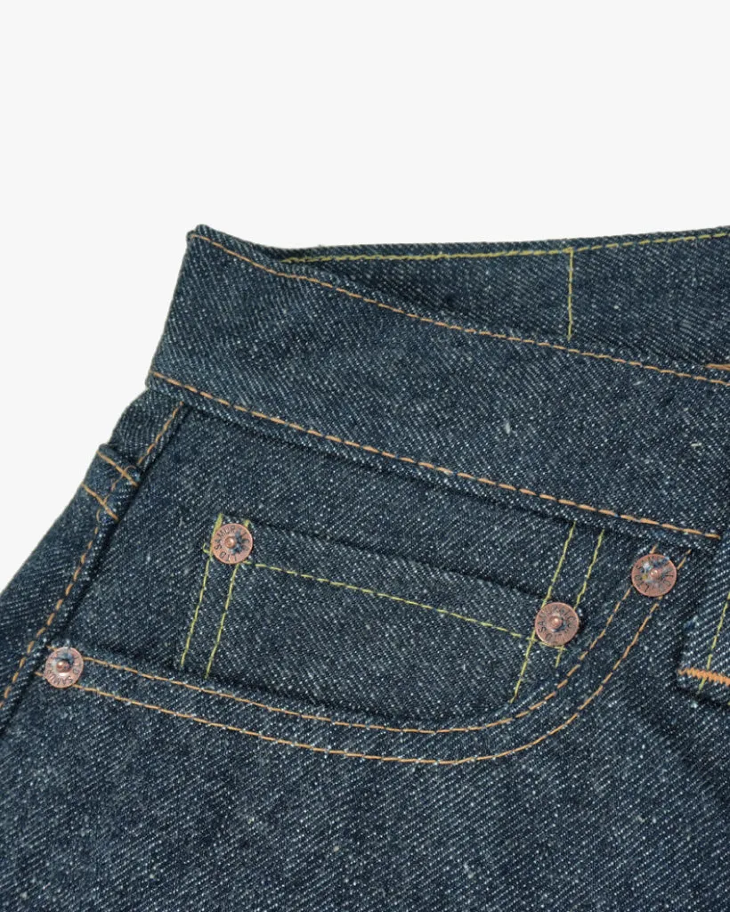 Samurai Jeans S510HX '47 Regular Straight Otokogi 15oz Selvedge Jeans - Indigo Onewash