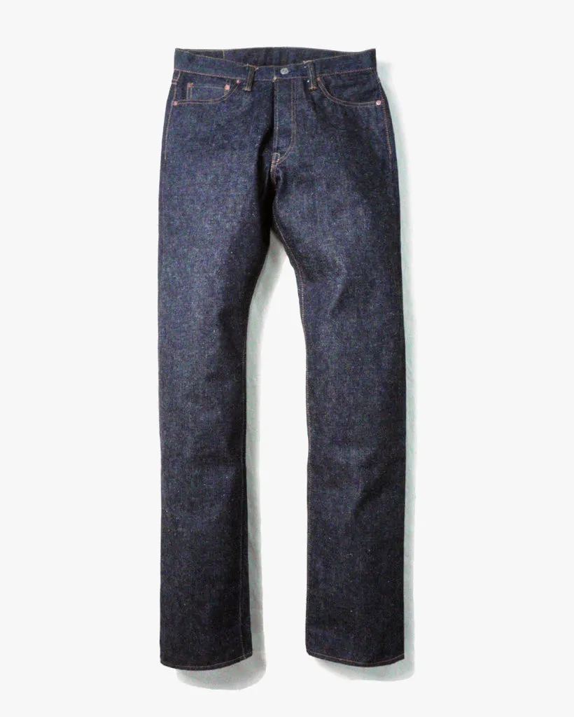 Samurai Jeans S510HX '47 Regular Straight Otokogi 15oz Selvedge Jeans - Indigo Onewash