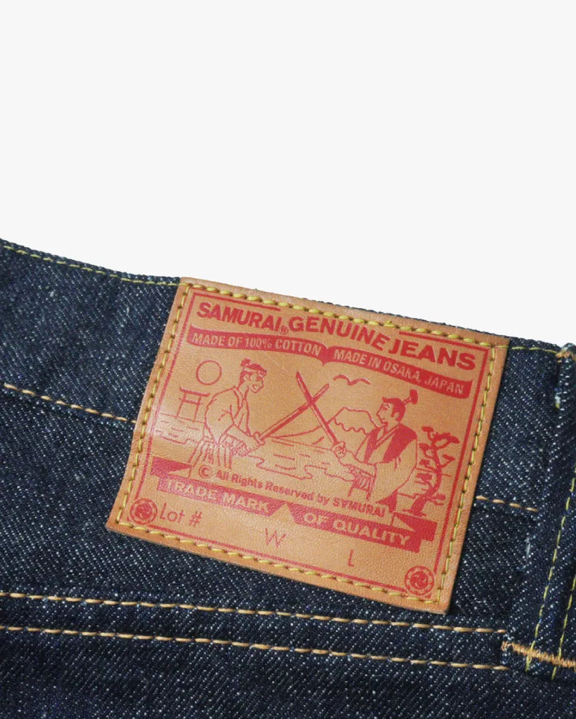 Samurai Jeans S510HX '47 Regular Straight Otokogi 15oz Selvedge Jeans - Indigo Onewash