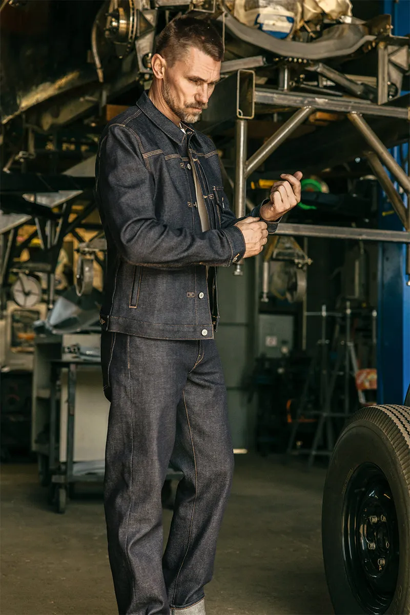 The Barrel Classic Straight - indigo Raw 14oz Selvedge