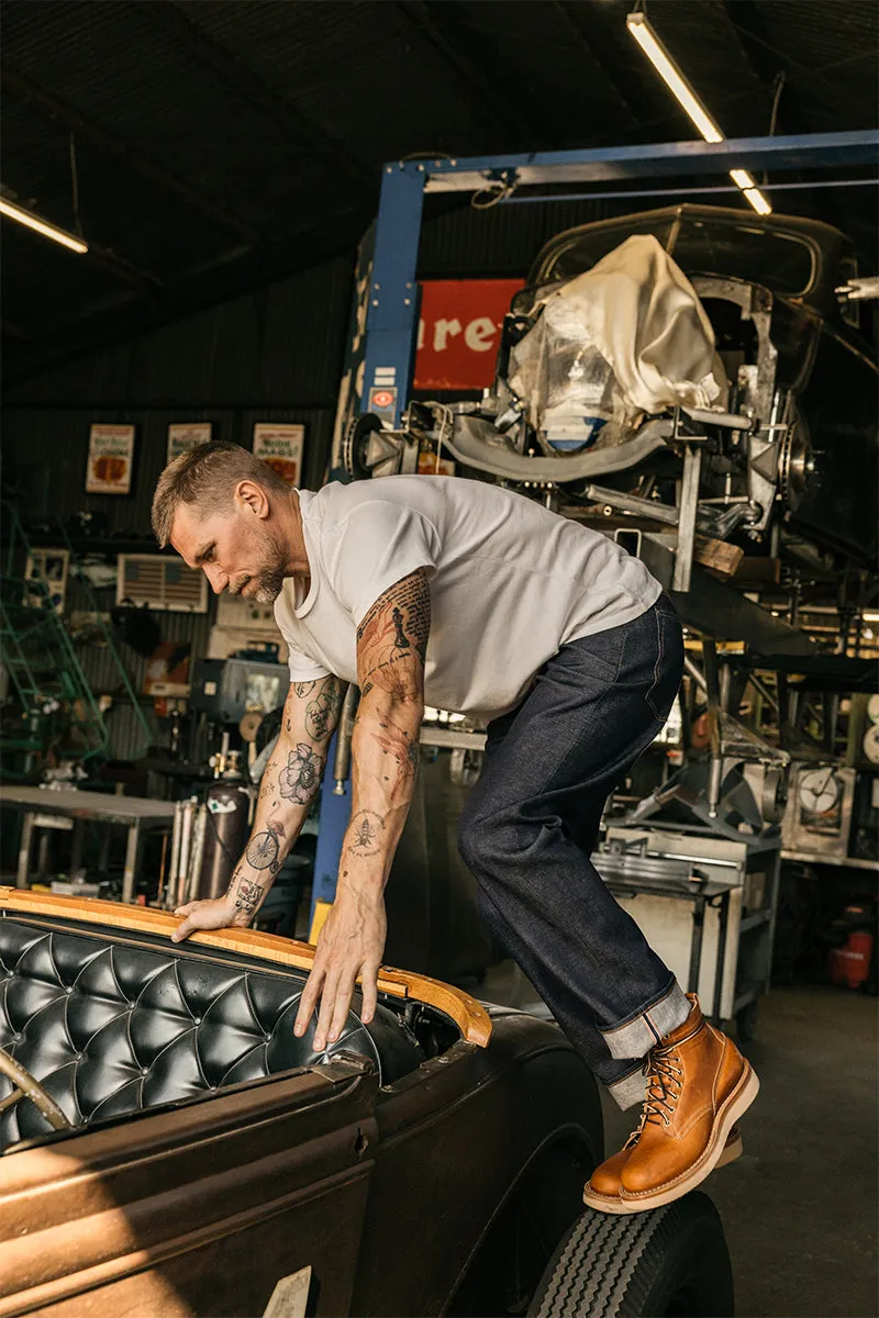 The Barrel Classic Straight - indigo Raw 14oz Selvedge