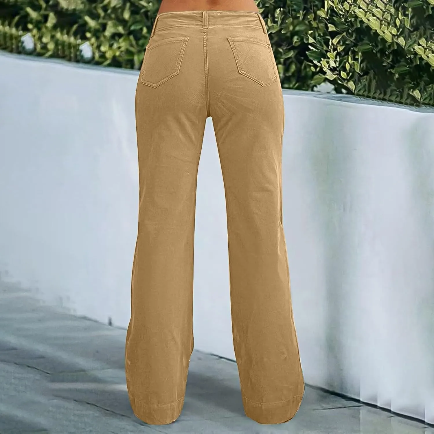 Wide Leg Pants for Women, Straight Leg High Waisted Pants Wide Baggy