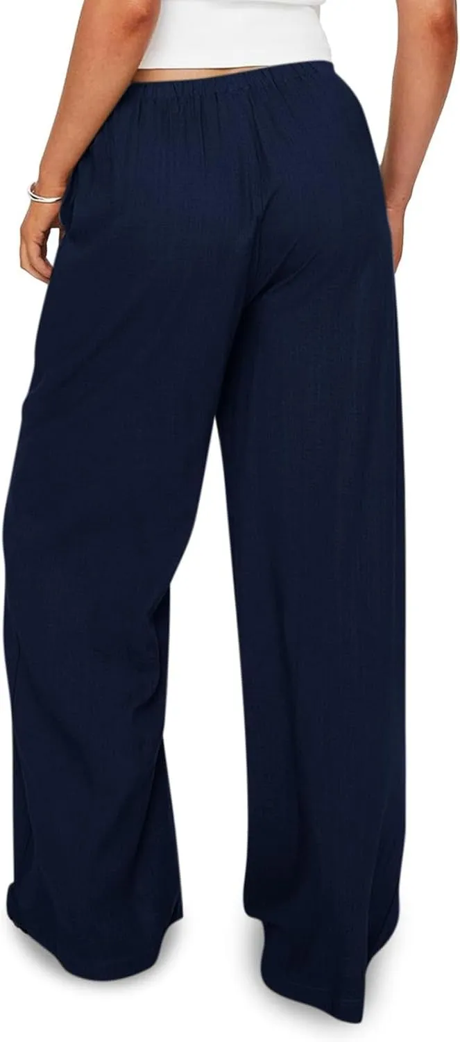 Wide Leg Pants for Women, Straight Leg Pants Baggy Wide High Waisted