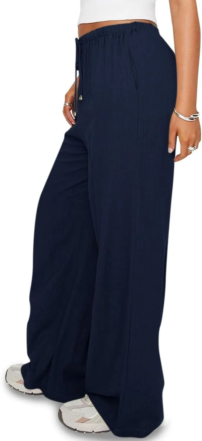 Wide Leg Pants for Women, Straight Leg Pants Baggy Wide High Waisted