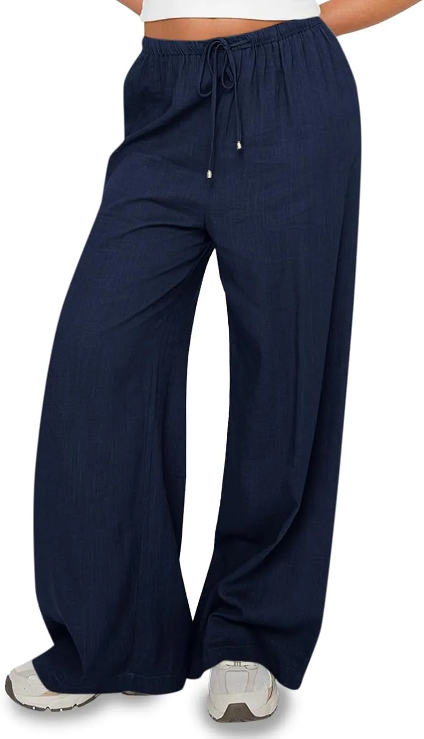 Wide Leg Pants for Women, Straight Leg Pants Baggy Wide High Waisted