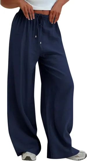 Wide Leg Pants for Women, Straight Leg Pants Baggy Wide High Waisted