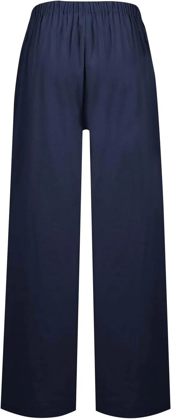 Wide Leg Pants for Women, Straight Leg Pants Baggy Wide High Waisted