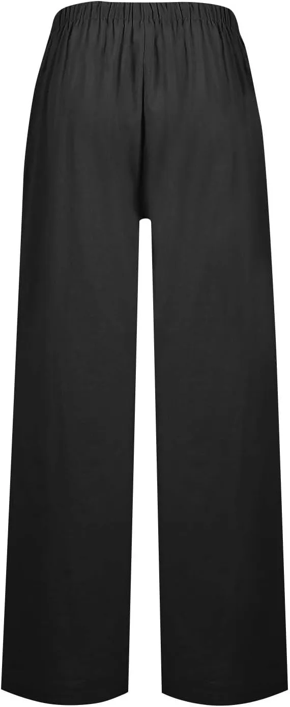 Wide Leg Pants for Women, Straight Leg Pants Baggy Wide High Waisted