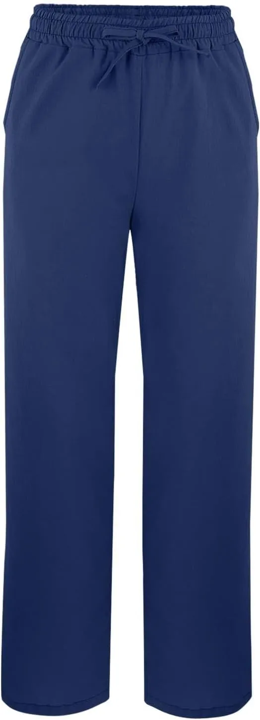 Women Linen Pants 2025 Wide Leg Casual Palazzo Pants Cotton Linen Lounge Beach Summer Pants with Pockets