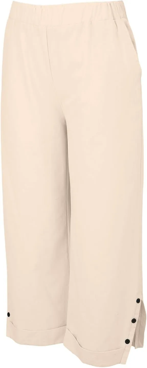 Women Summer High Waisted Cotton Linen Pants Wide Palazzo Pant Wide Leg Pant for Women High Waist