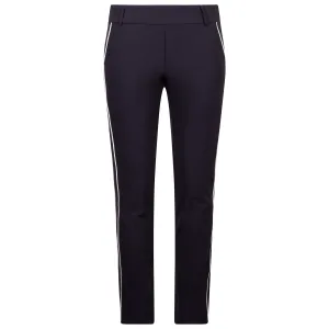 Womens Anklet Pants Navy/White - SS24