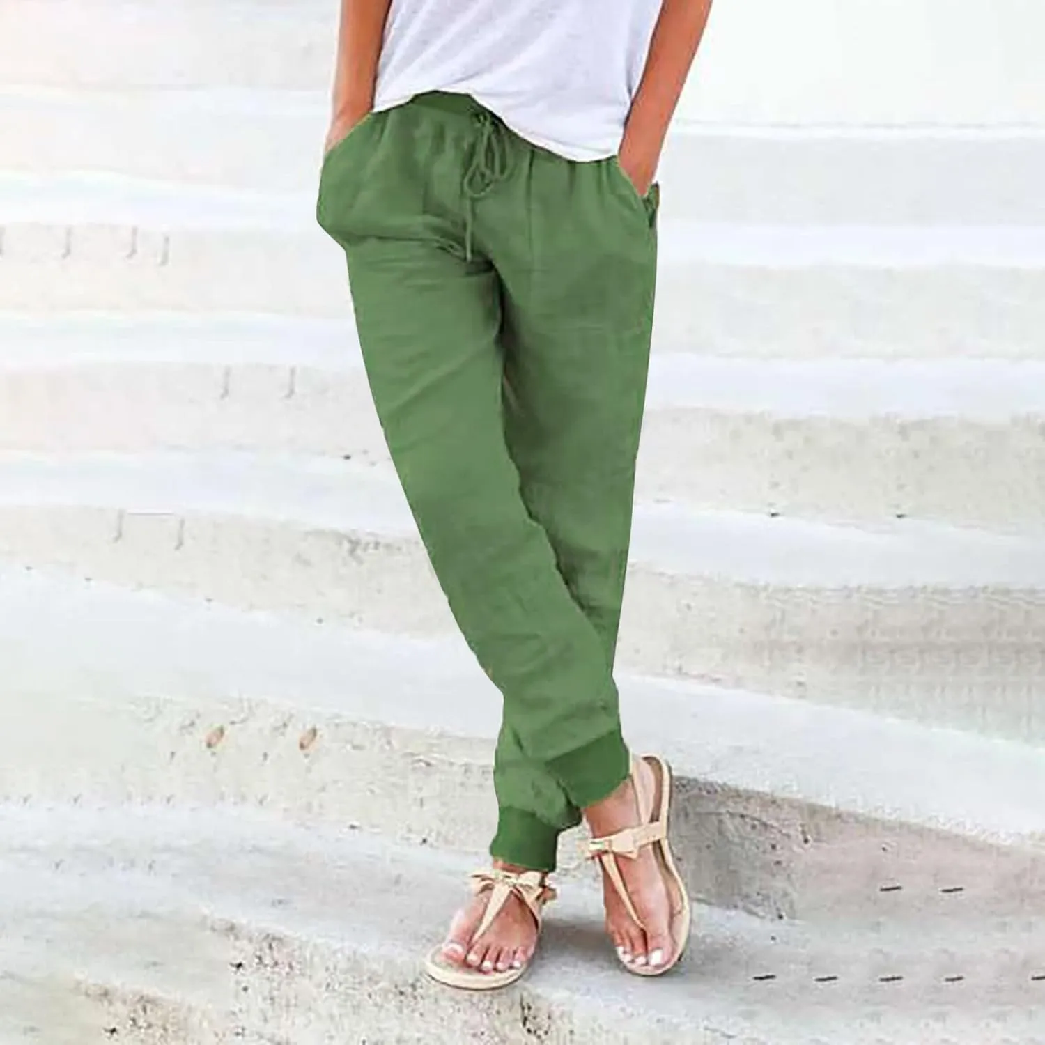 Womens Wide Leg Sweatpants Winter Wideleg Sports Slacks with Pockets Wide Leg Wide Leg